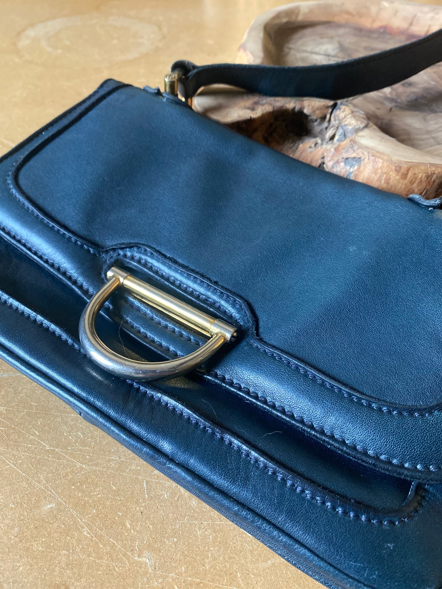 Borsa a spalla in pelle vintage