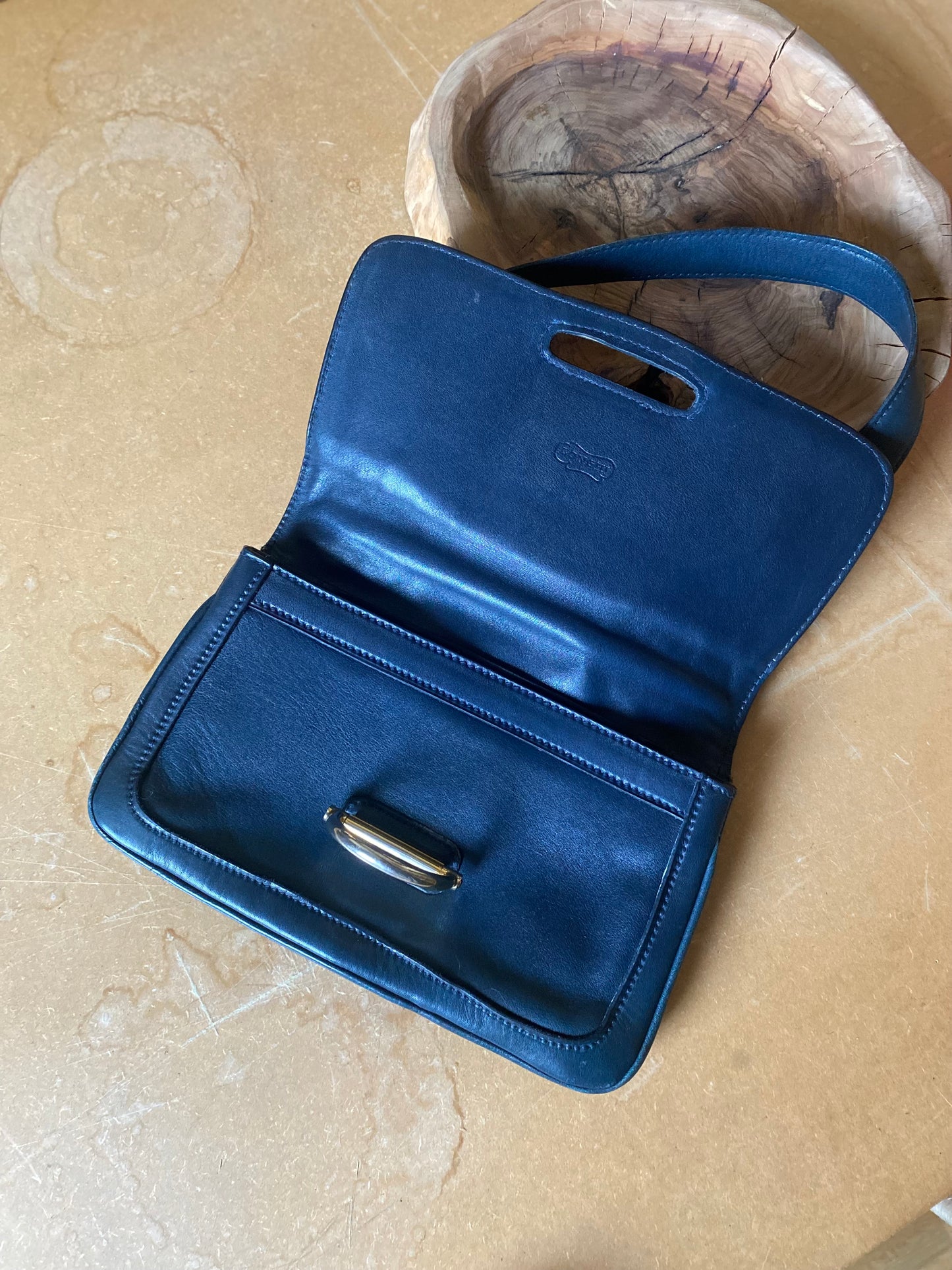 Borsa a spalla in pelle vintage