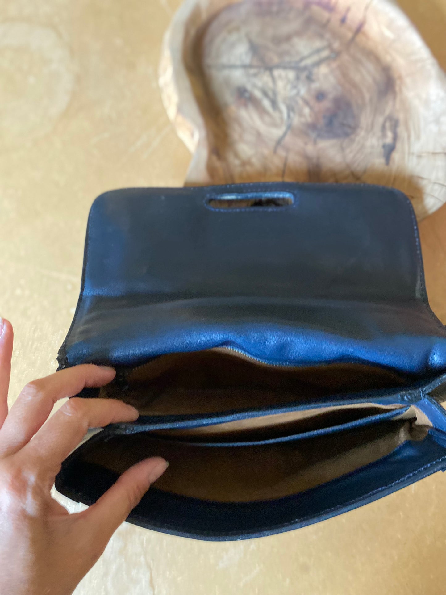 Borsa a spalla in pelle vintage