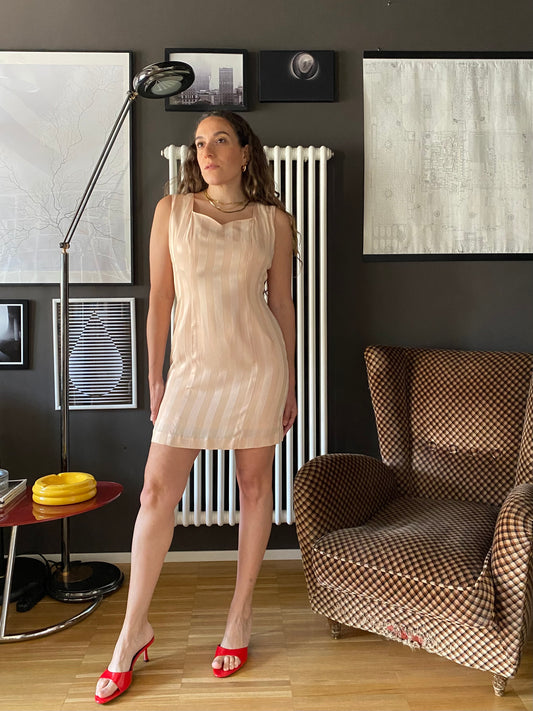 Abito tubino sartoriale in seta