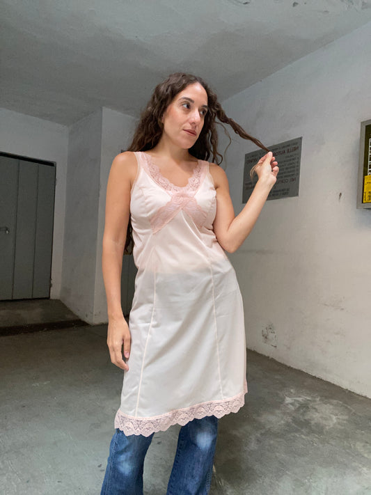Slip dress abito sottoveste vintage