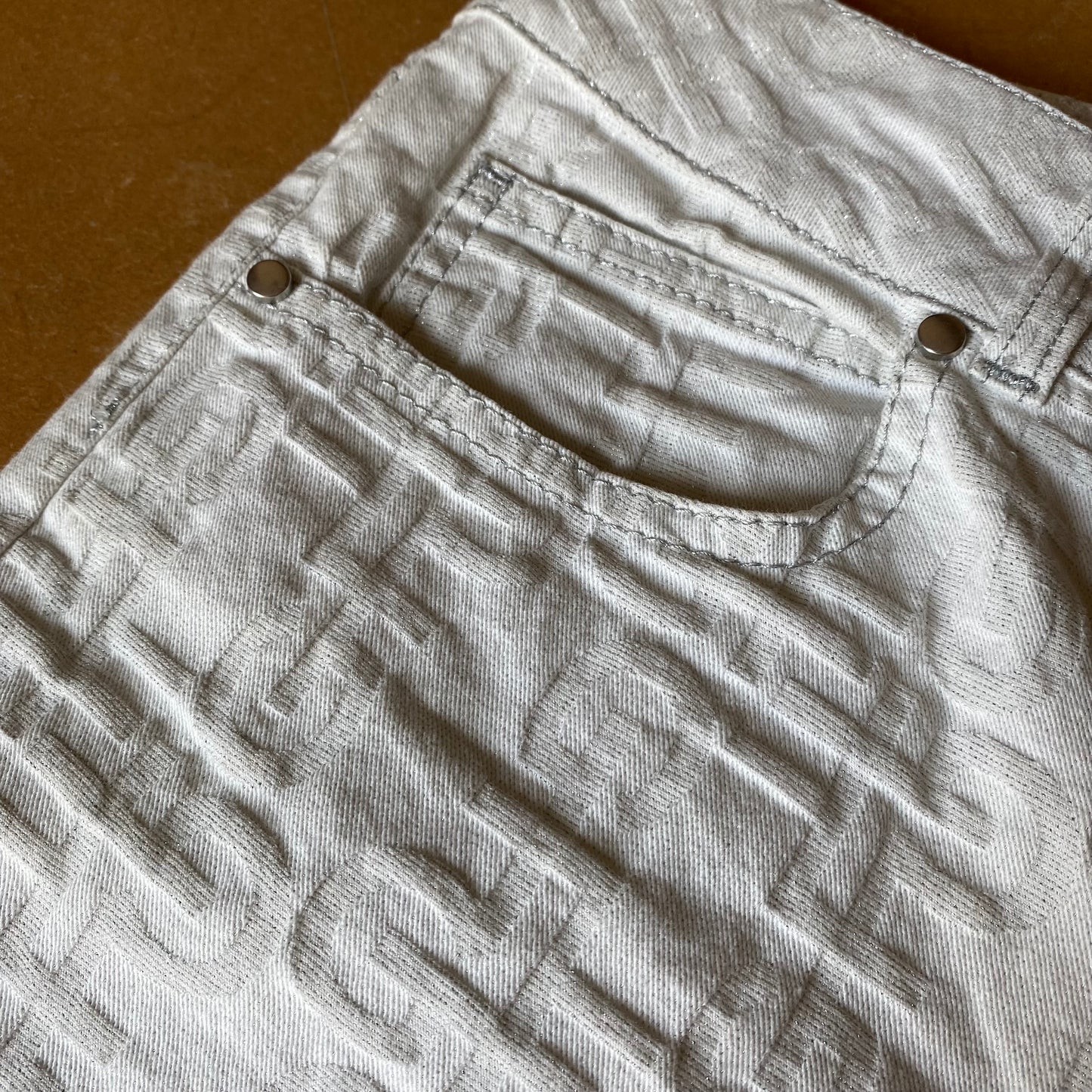 Pantaloni low waist Ferrè monogram
