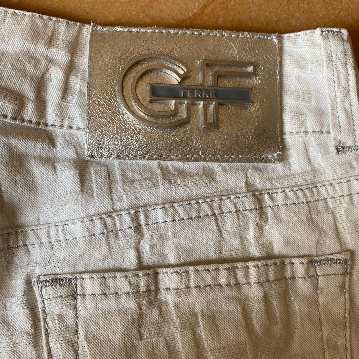 Pantaloni low waist Ferrè monogram