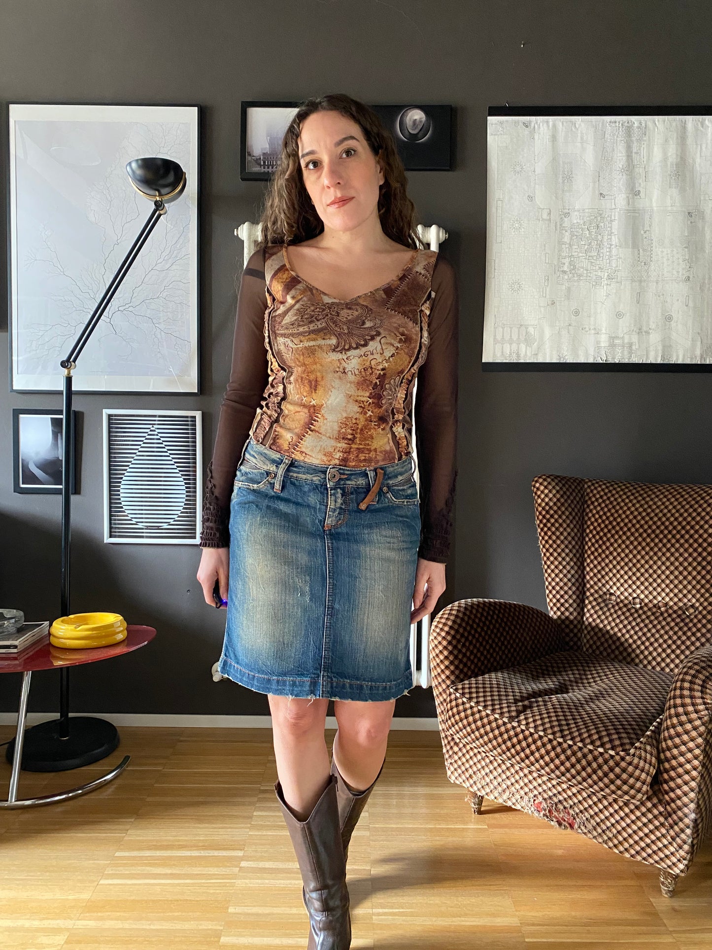 Gonna low waist denim Met Laundry Project 09-205
