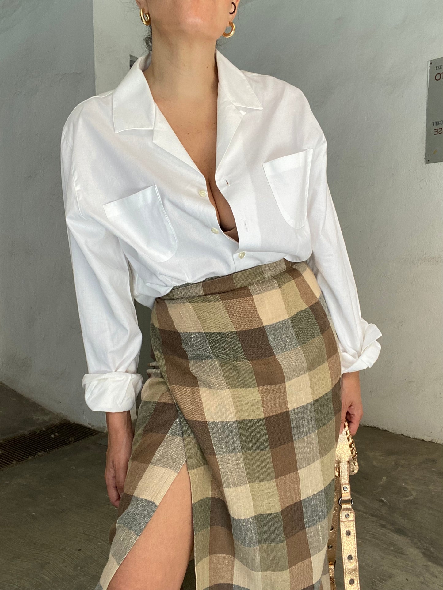 Camicia bianca cotone