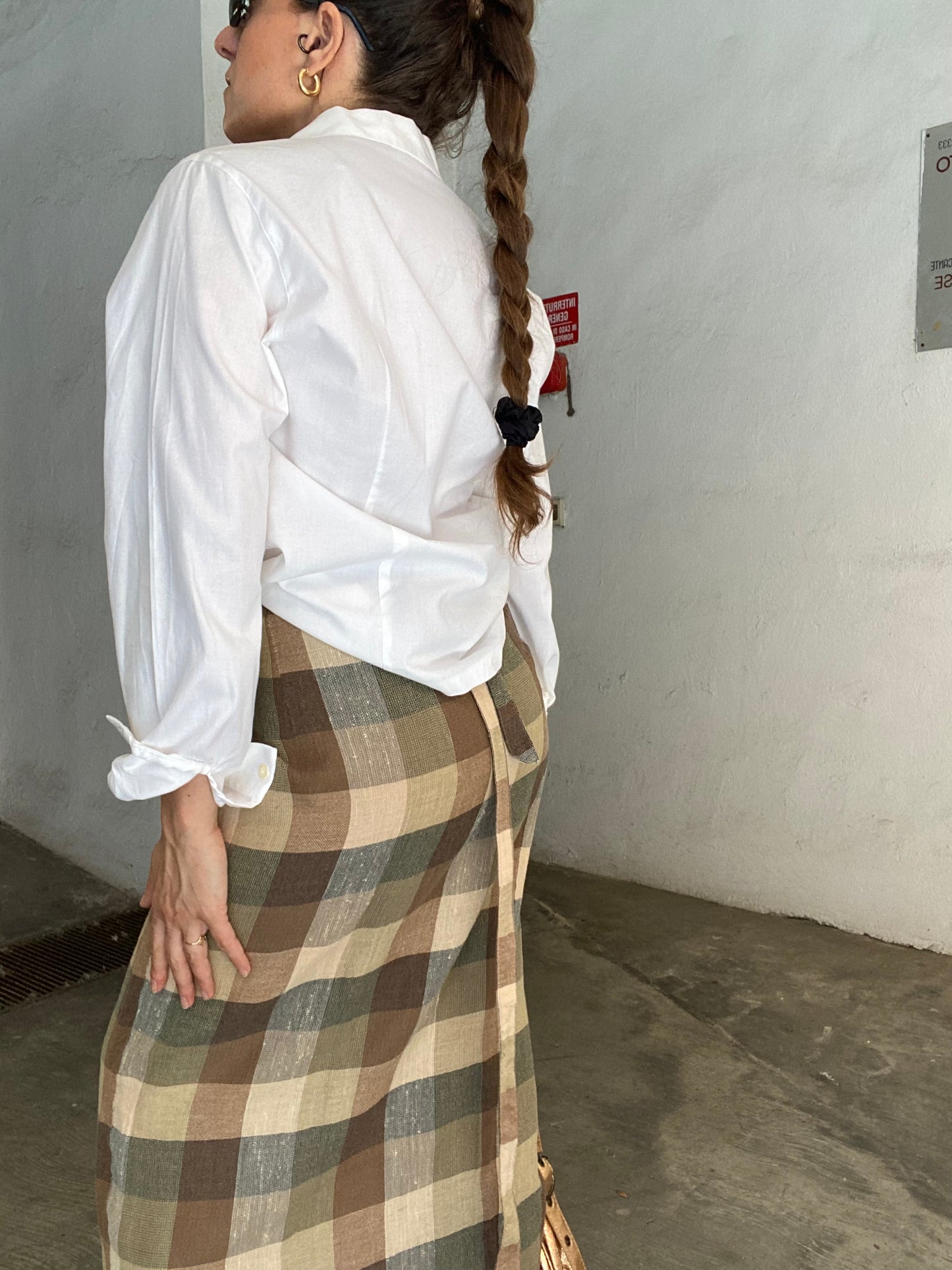 Camicia bianca cotone