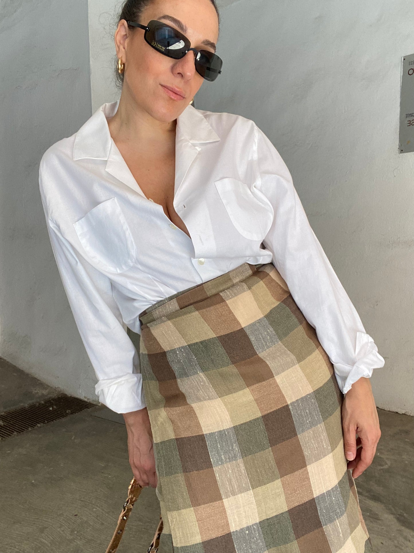 Camicia bianca cotone