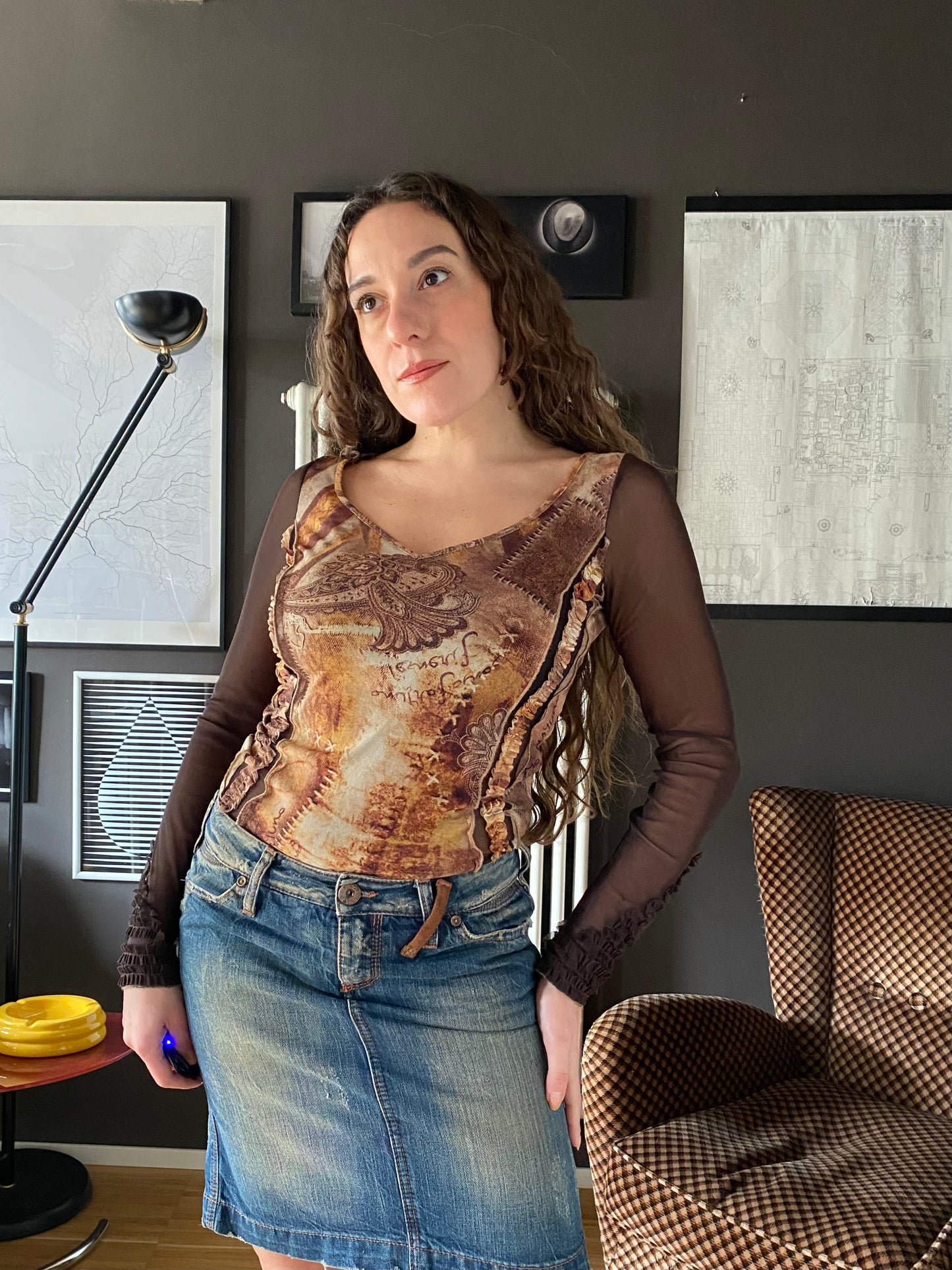 Maglia in mesh anni 2000