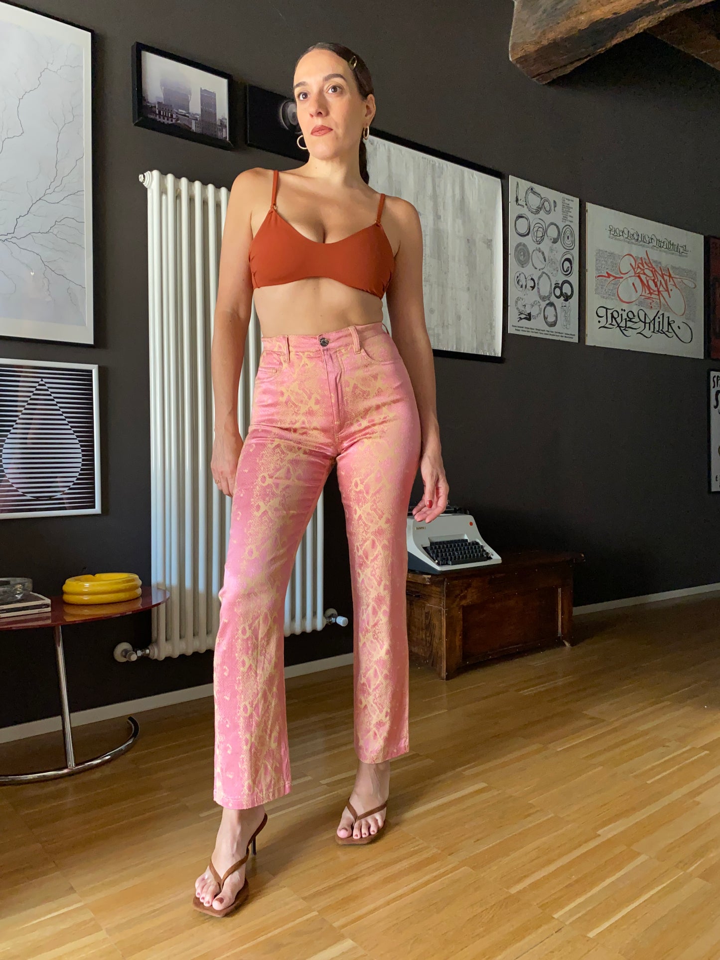 Pantaloni Mariella Burani stampa snake