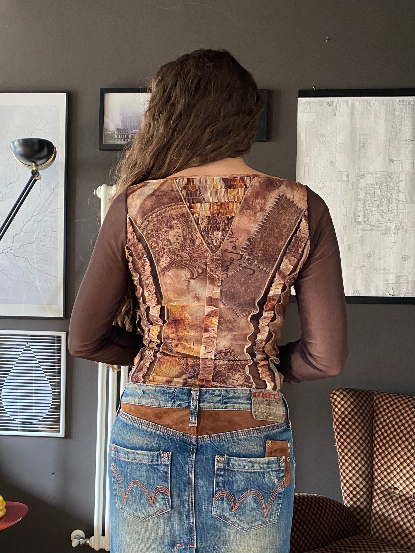 Maglia in mesh anni 2000