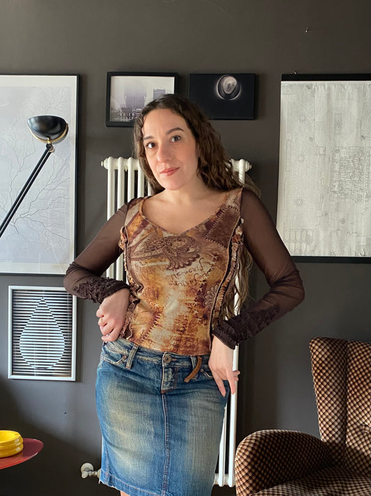 Maglia in mesh anni 2000