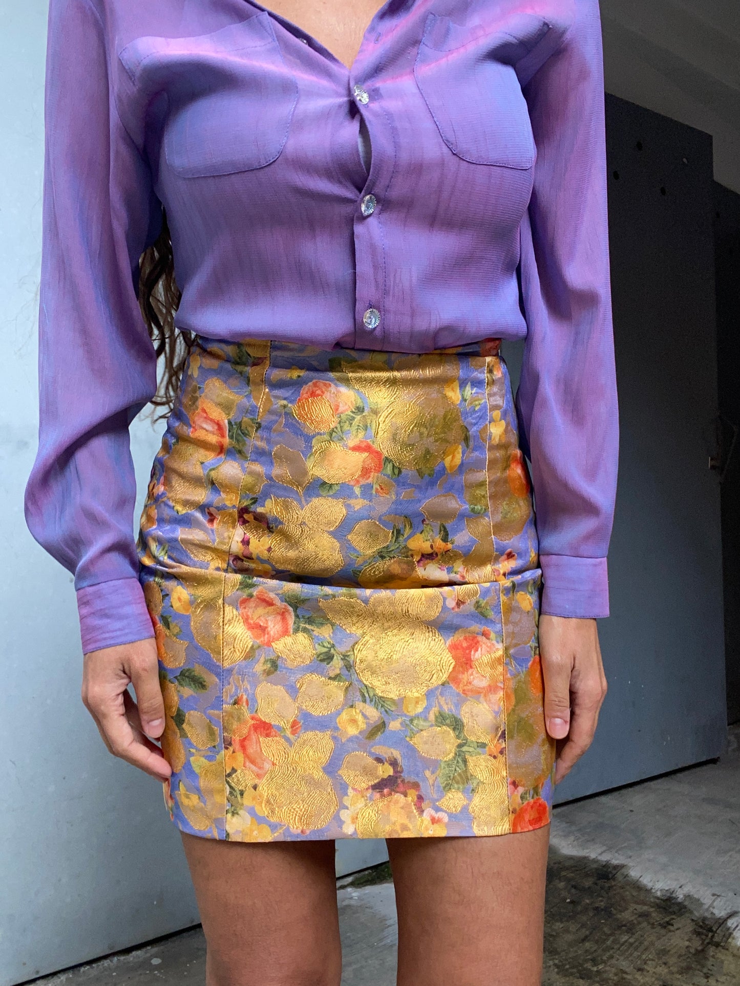 Mini gonna vita alta