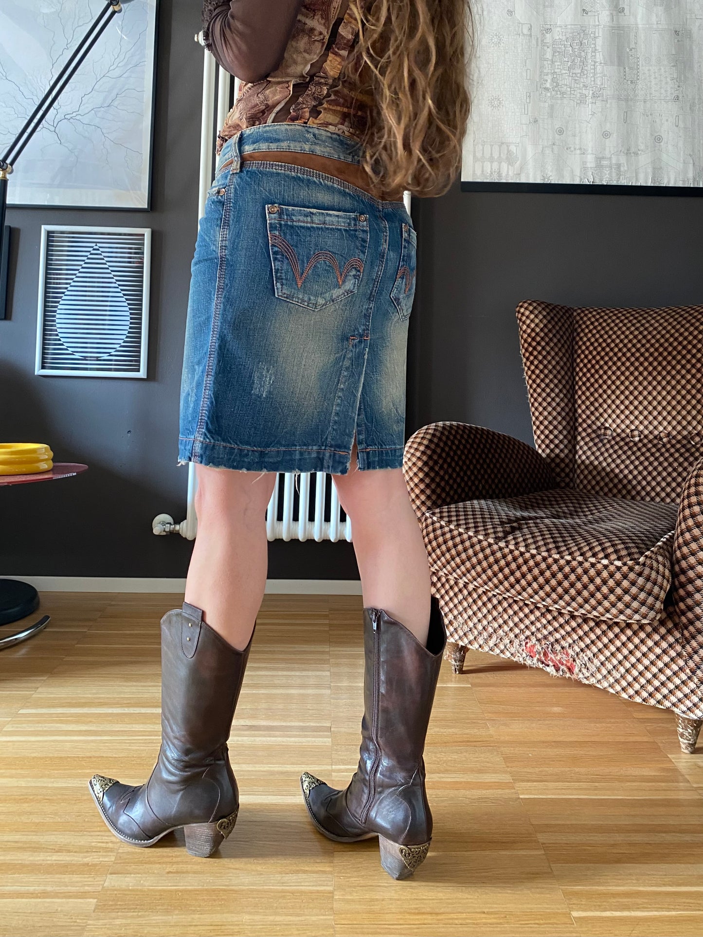 Gonna low waist denim Met Laundry Project 09-205