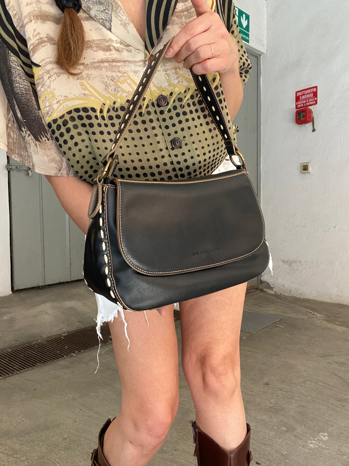 Borsa a spalla impunturata