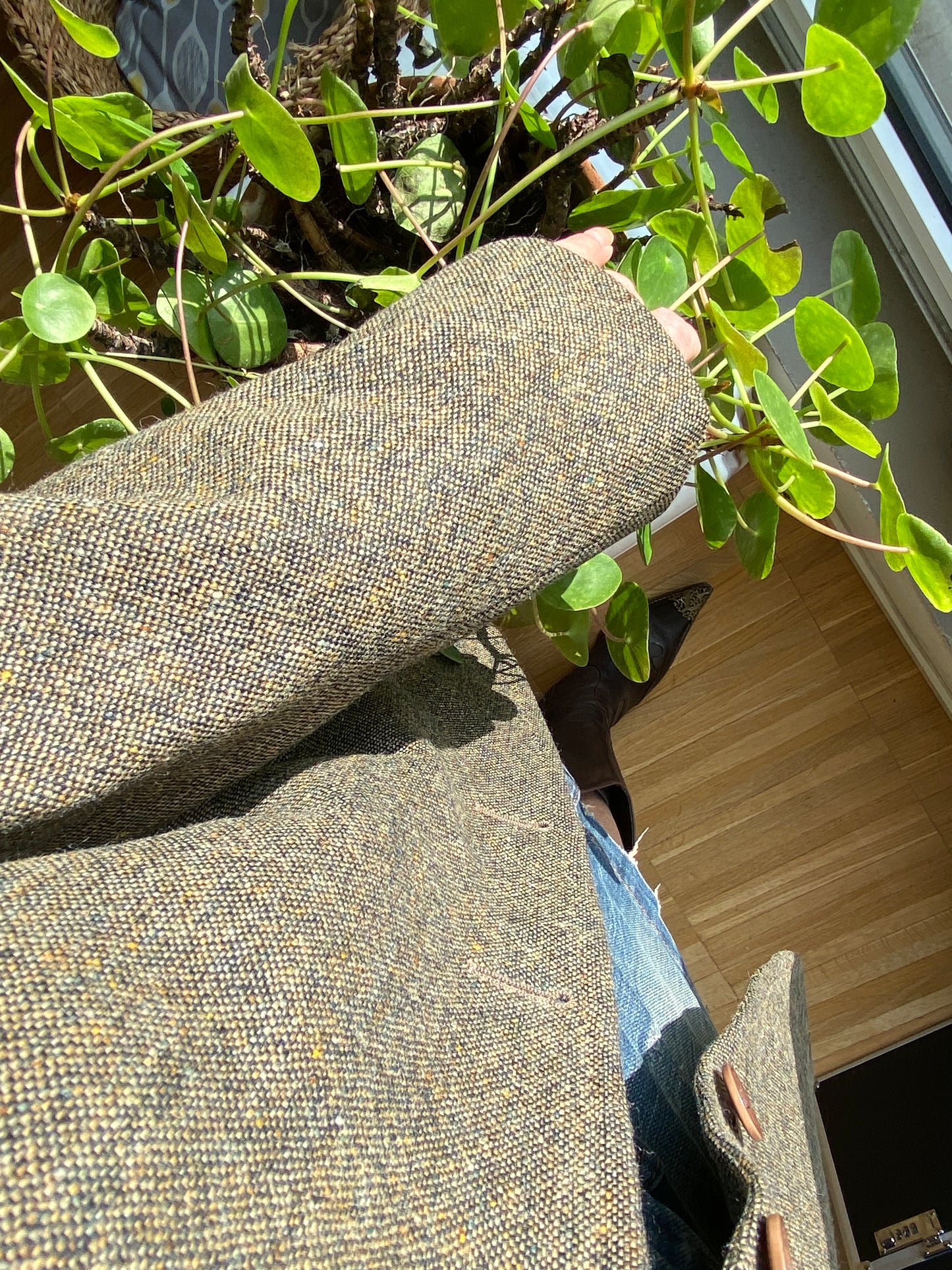 Blazer vintage con toppe