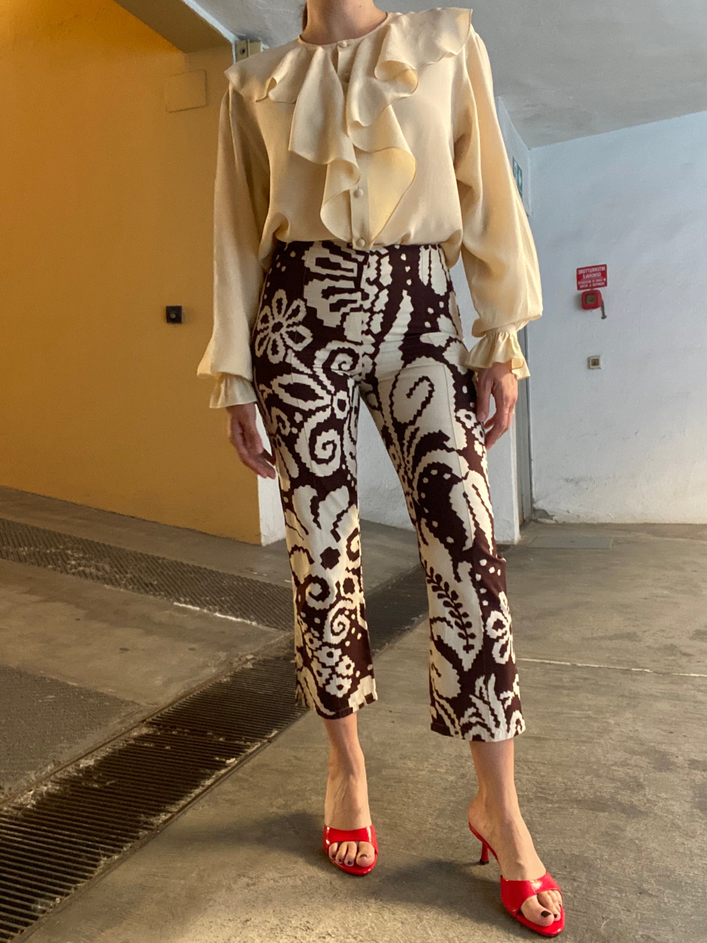 Pantaloni capri Burberry