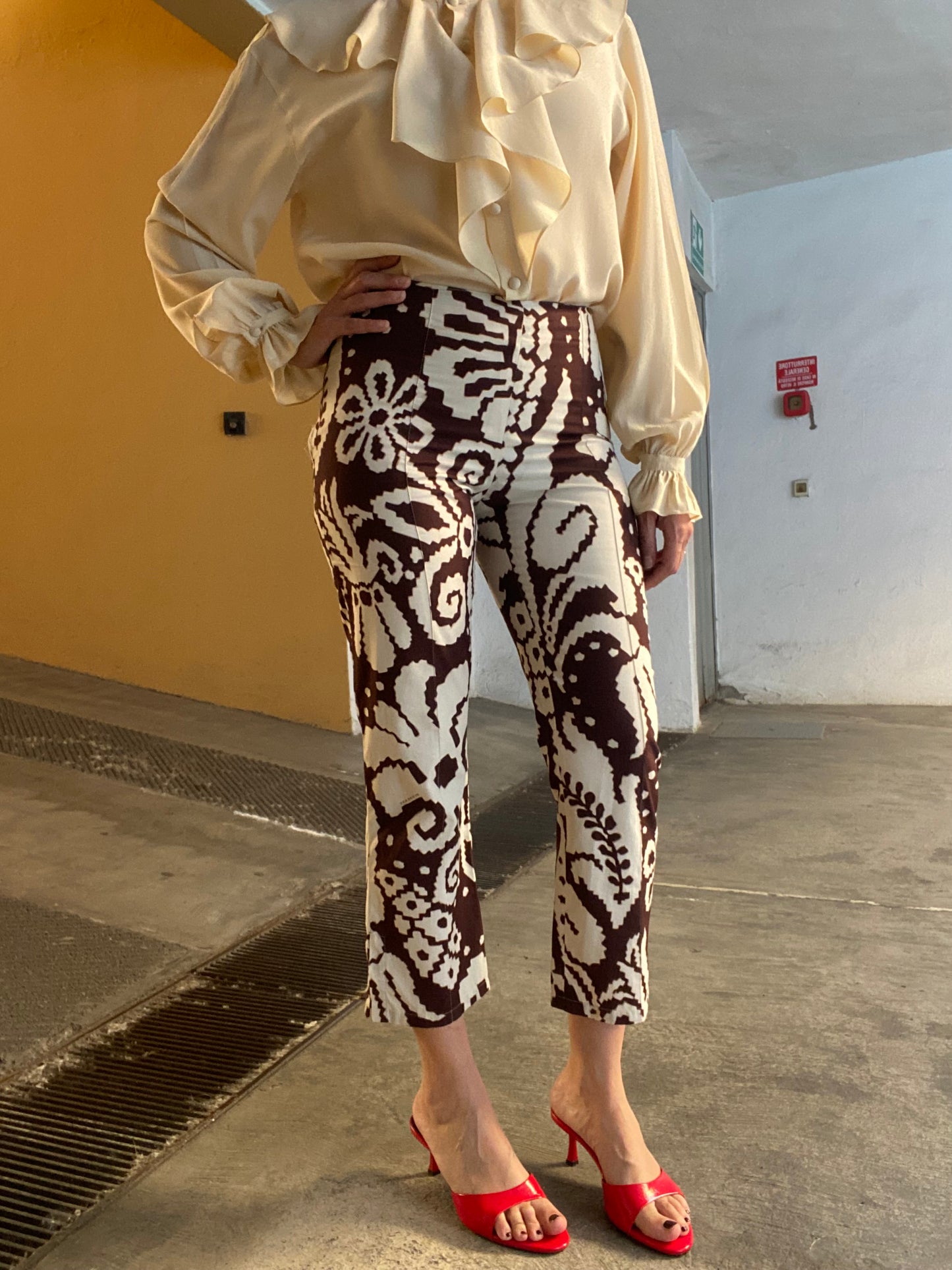 Pantaloni capri Burberry