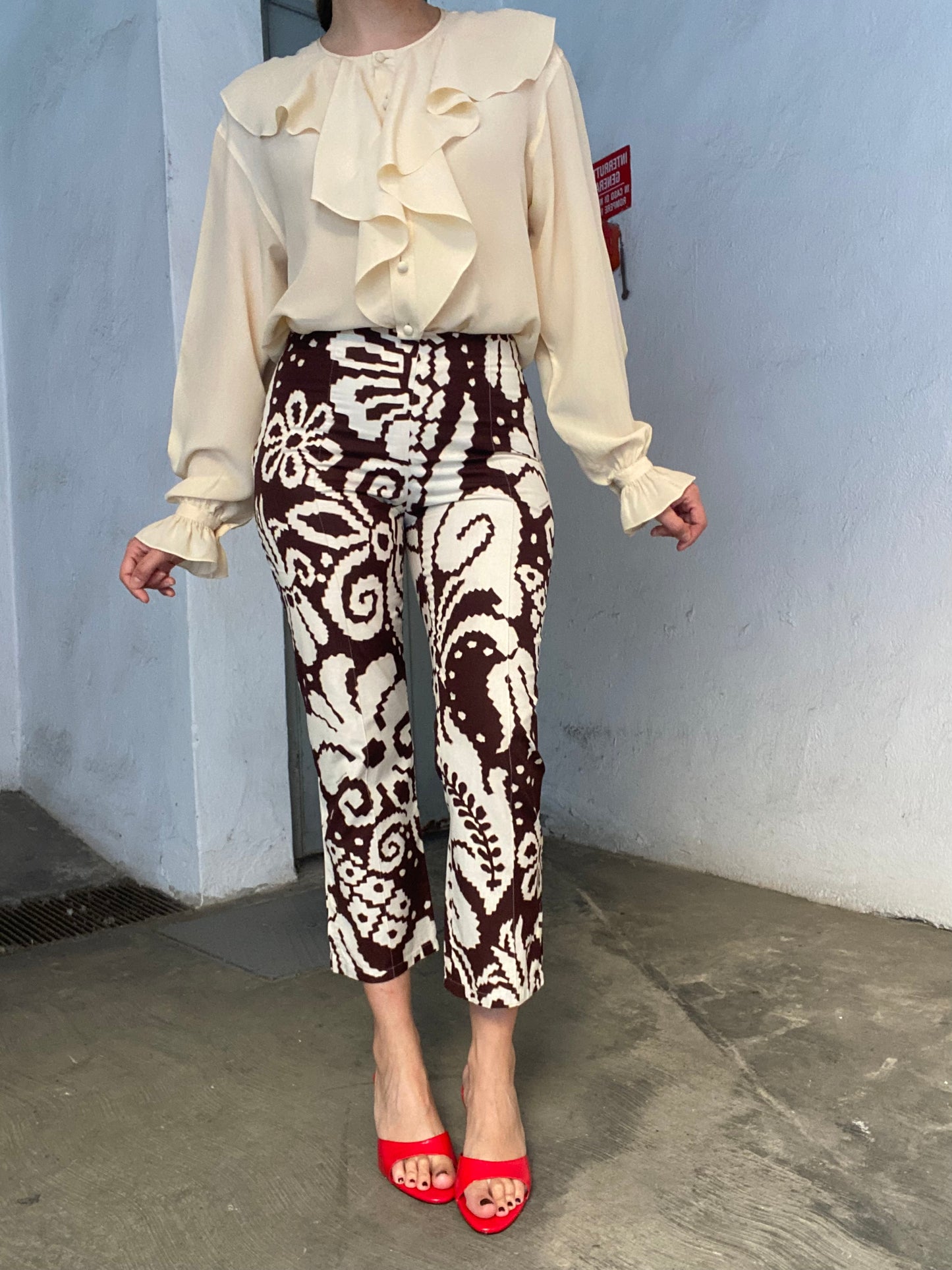 Pantaloni capri Burberry