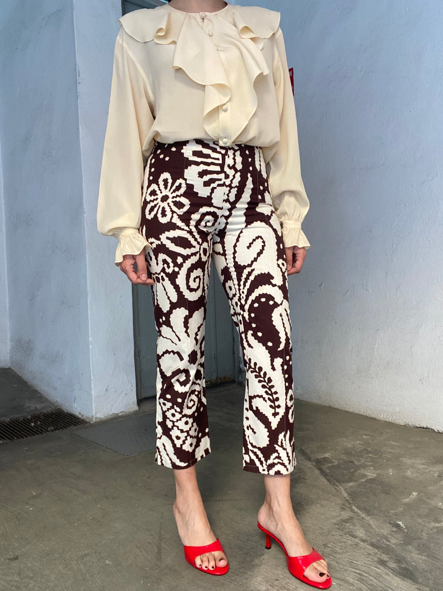 Pantaloni capri Burberry