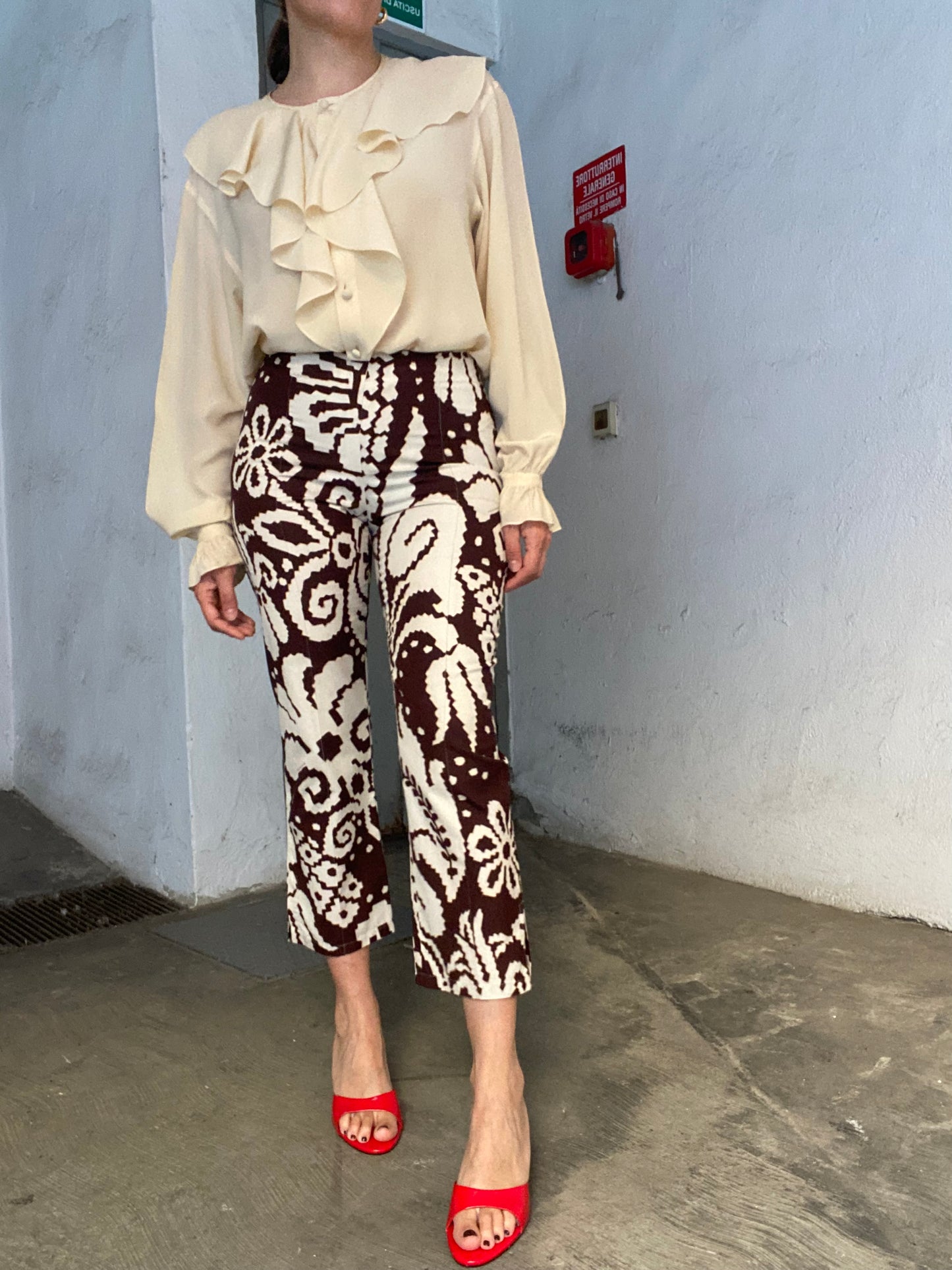 Pantaloni capri Burberry