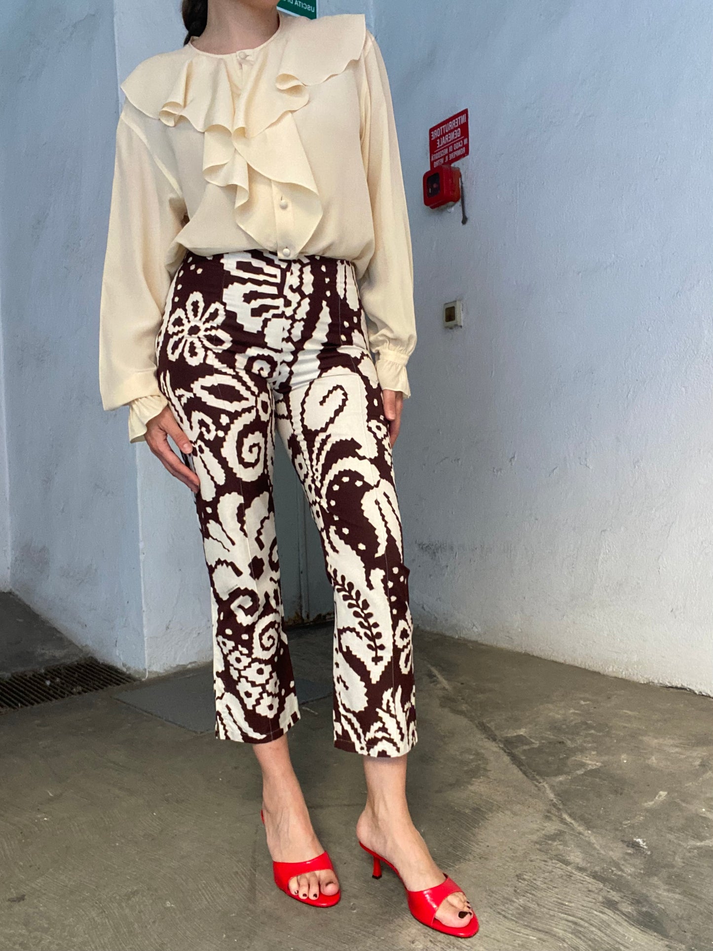 Pantaloni capri Burberry