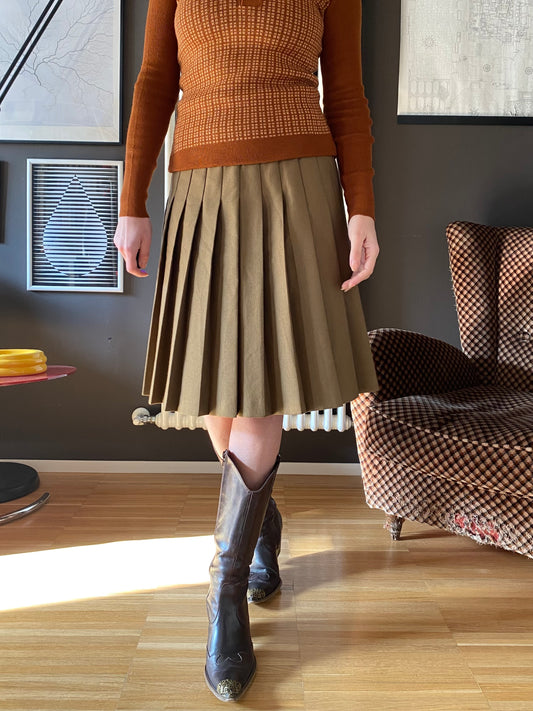 Gonna a pieghe vintage