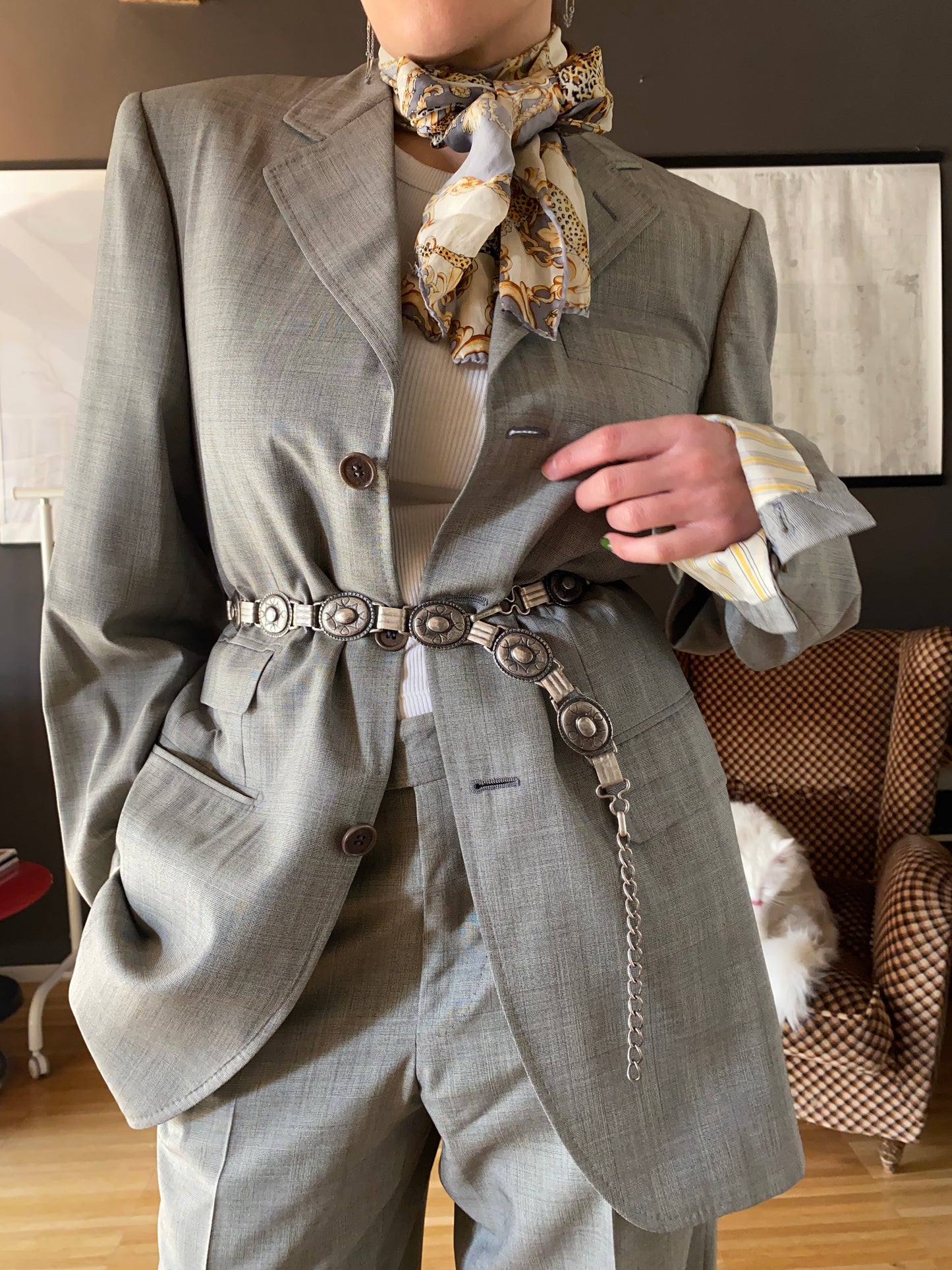 Completo maschile fresco lana e seta Loro Piana