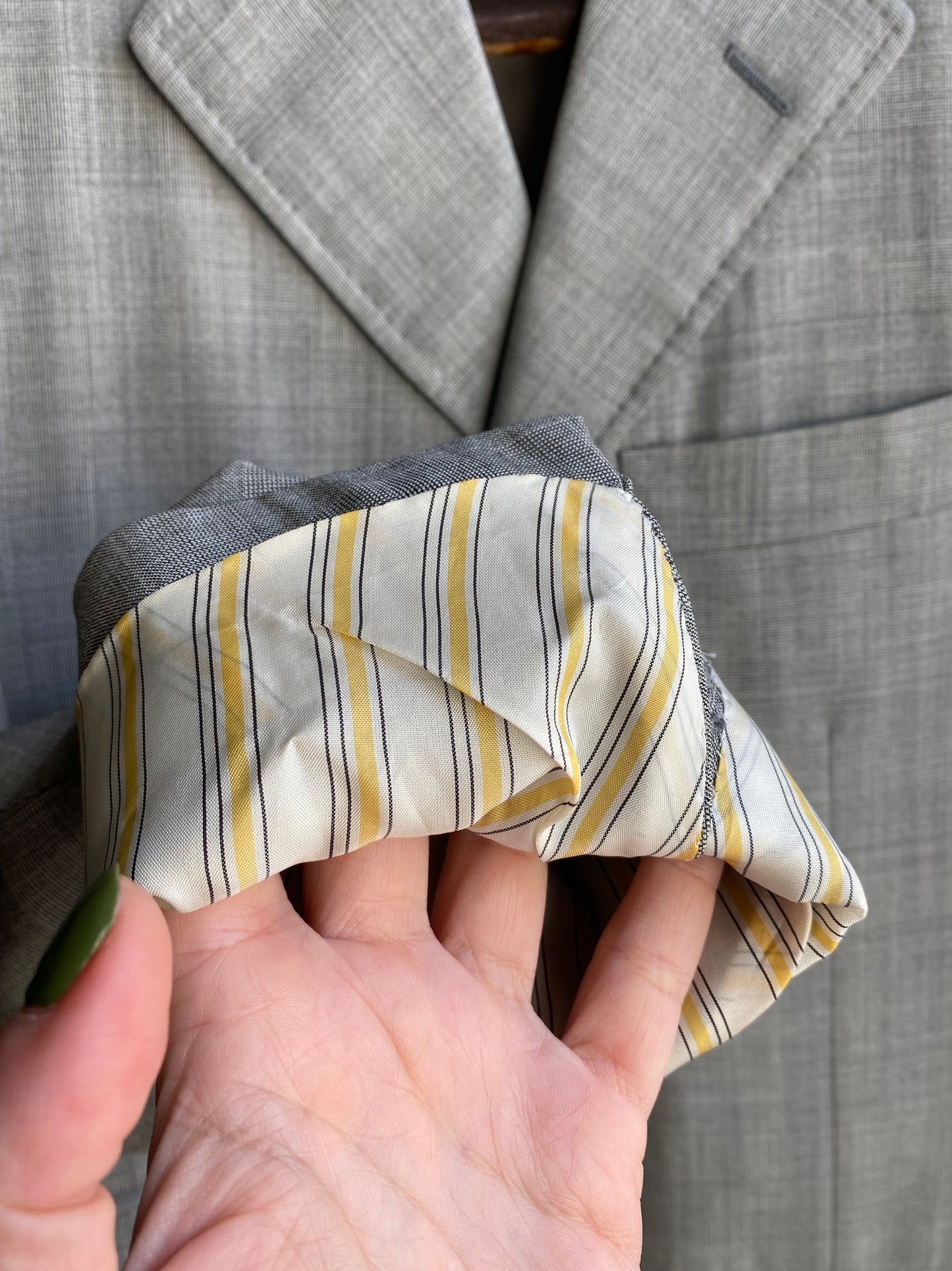 Completo maschile fresco lana e seta Loro Piana