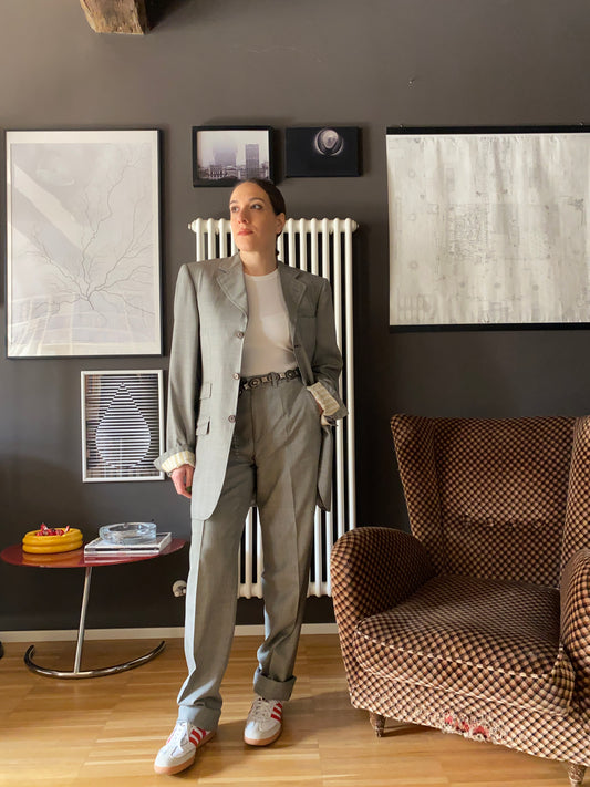 Completo maschile fresco lana e seta Loro Piana