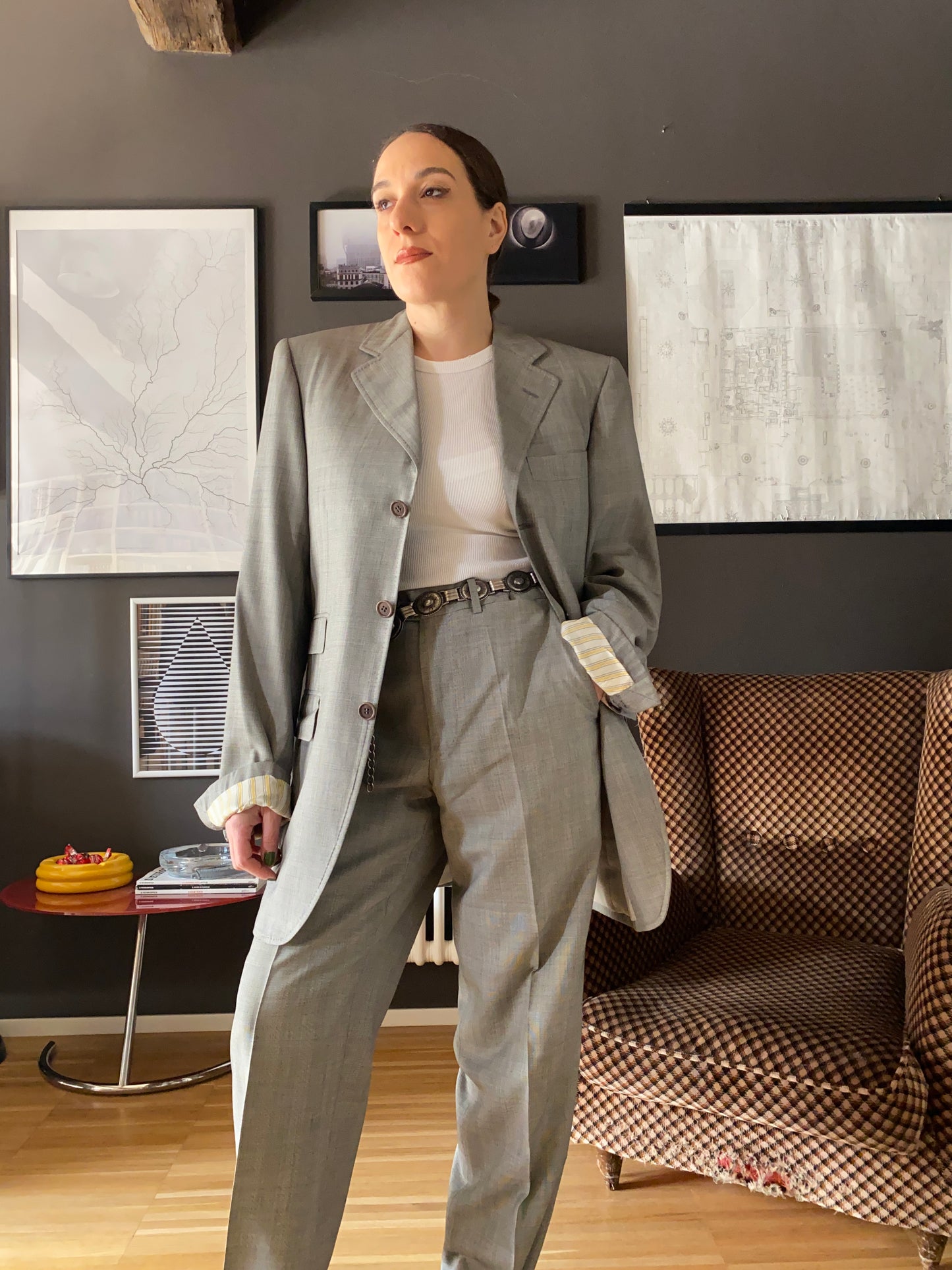 Completo maschile fresco lana e seta Loro Piana