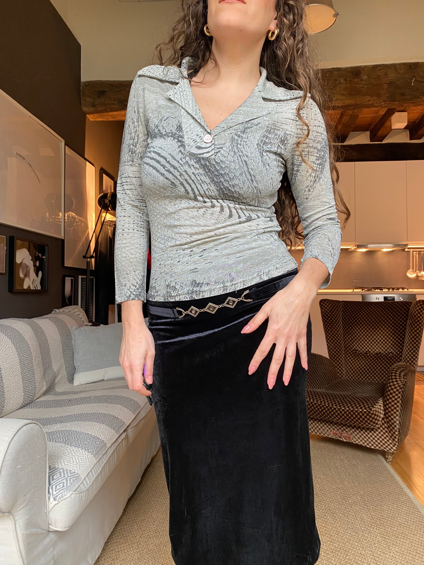 Polo argento anni 70