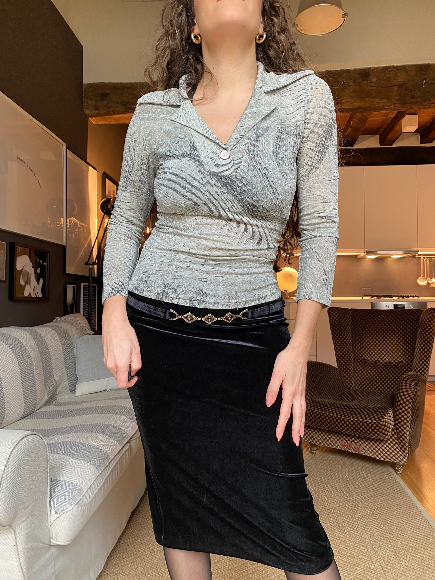 Polo argento anni 70