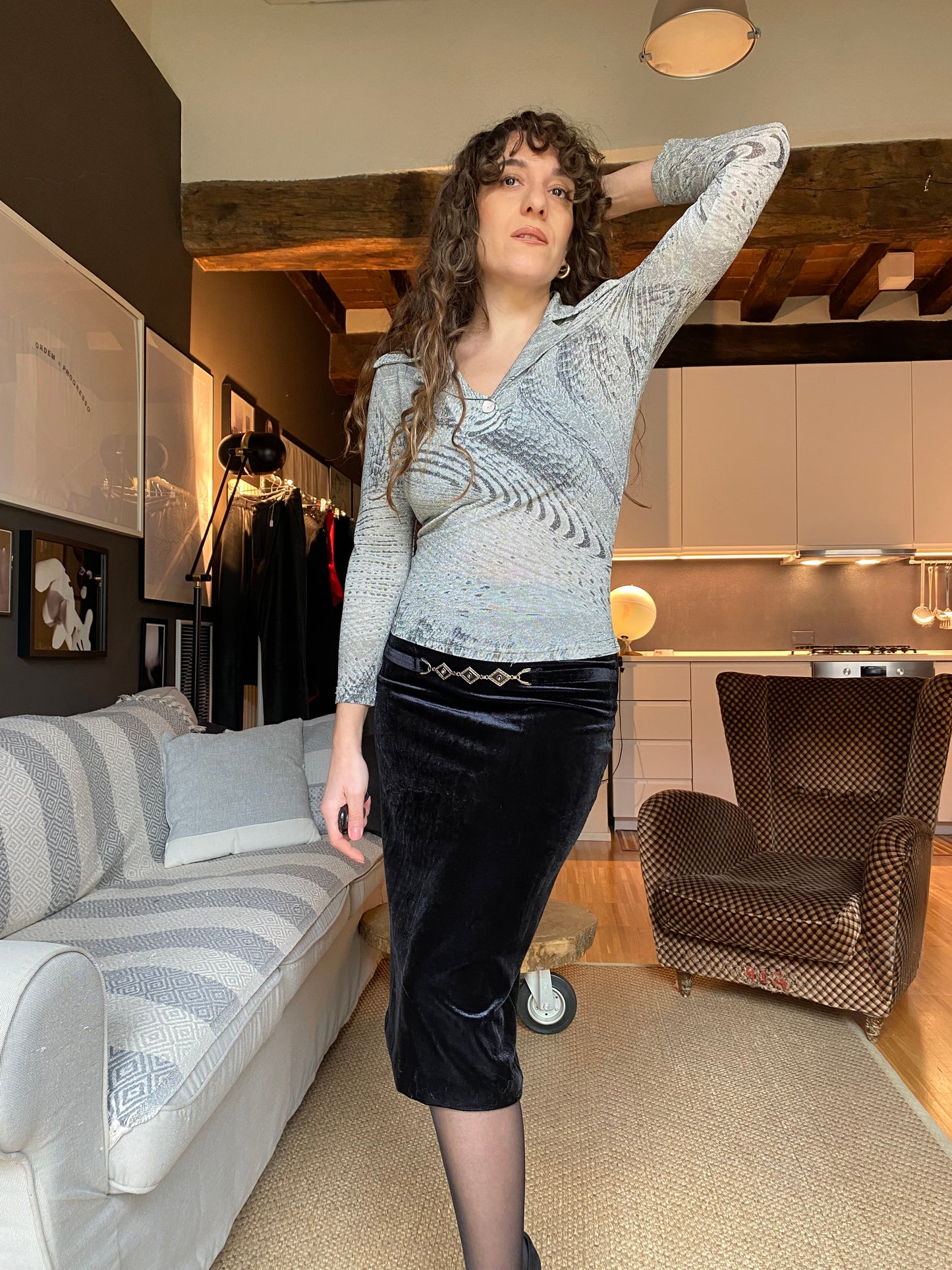 Polo argento anni 70