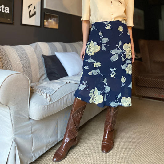 Gonna longuette anni 90 vintage