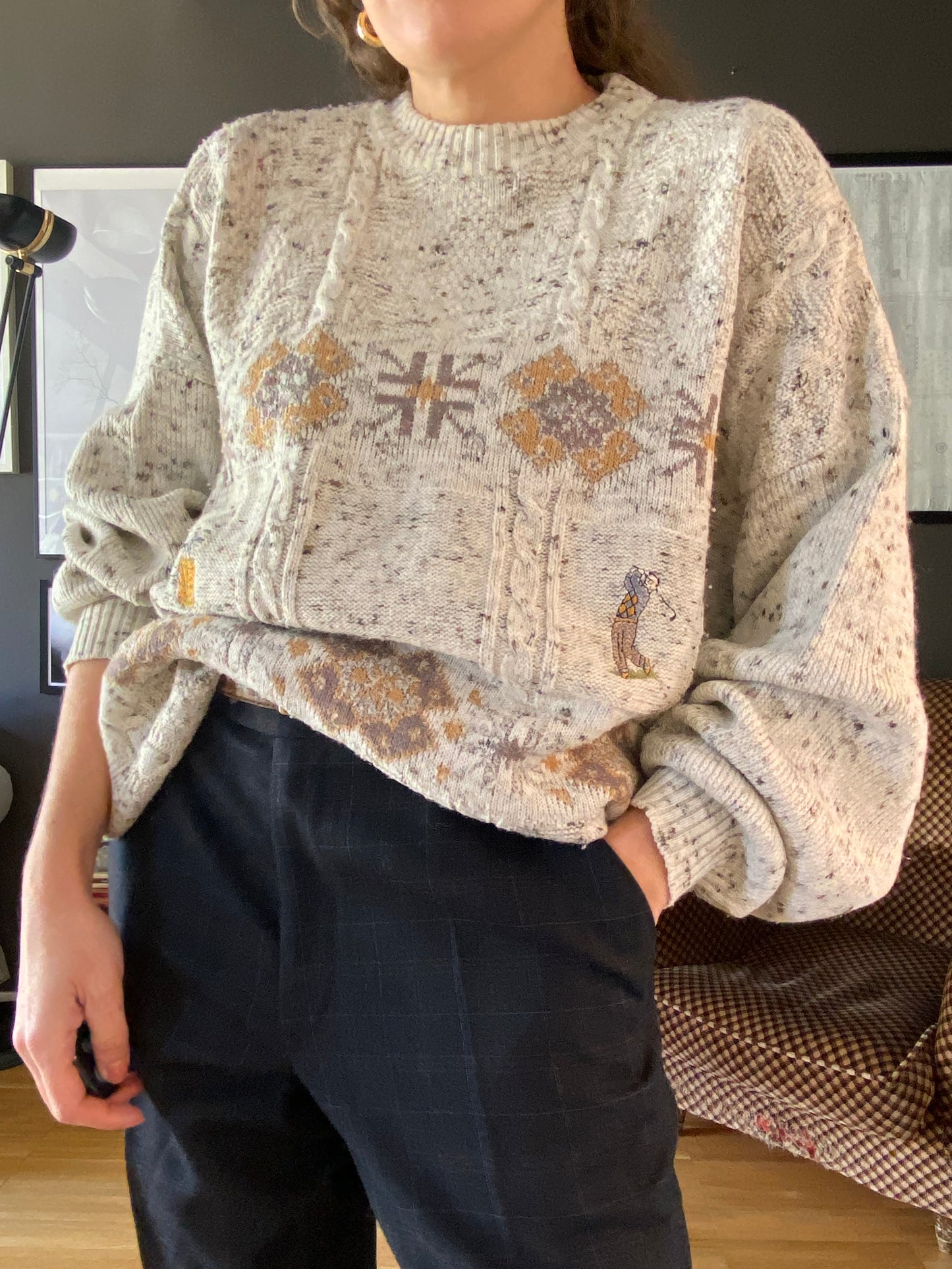 Maglione vintage uomo