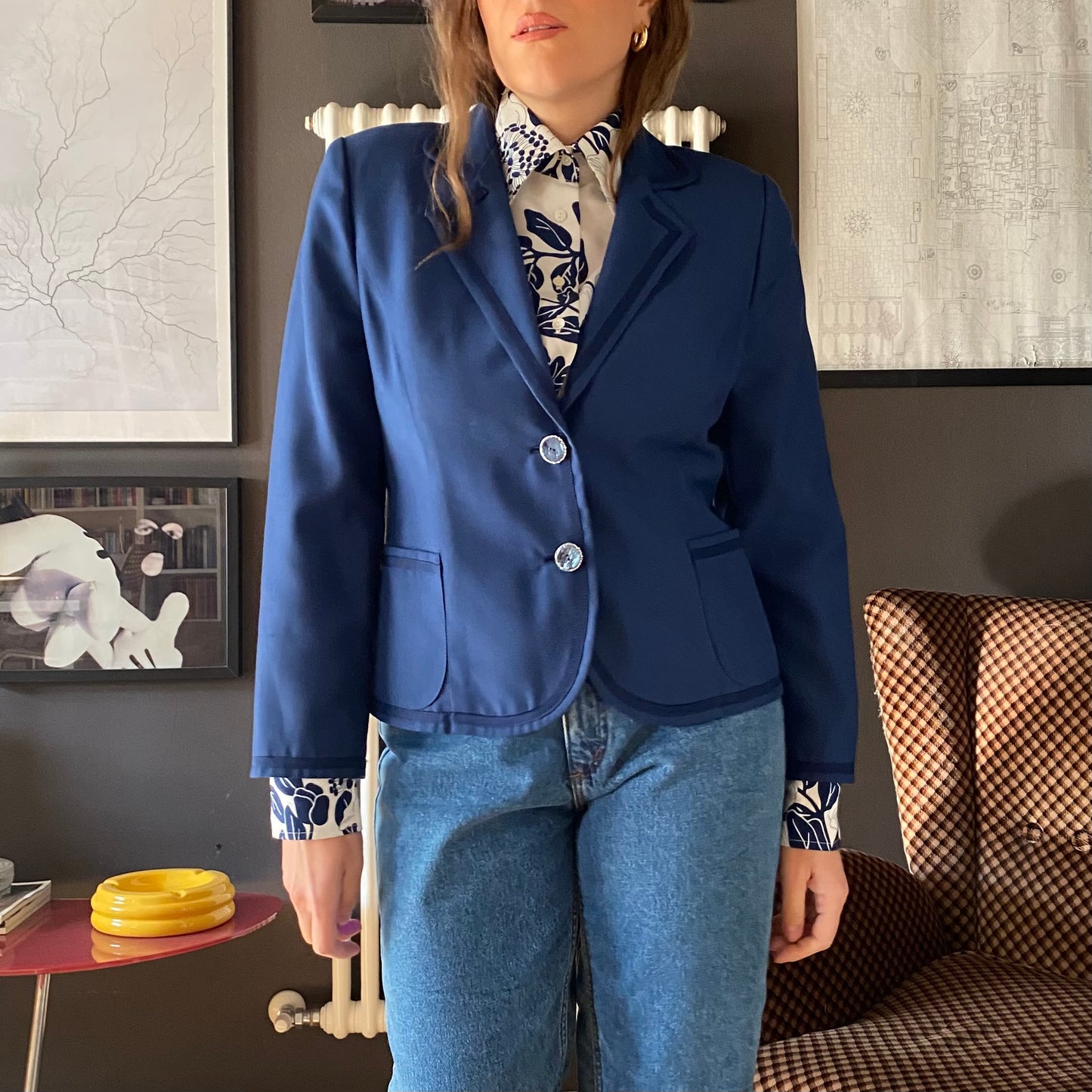 Blazer anni 60 slim fit vintage