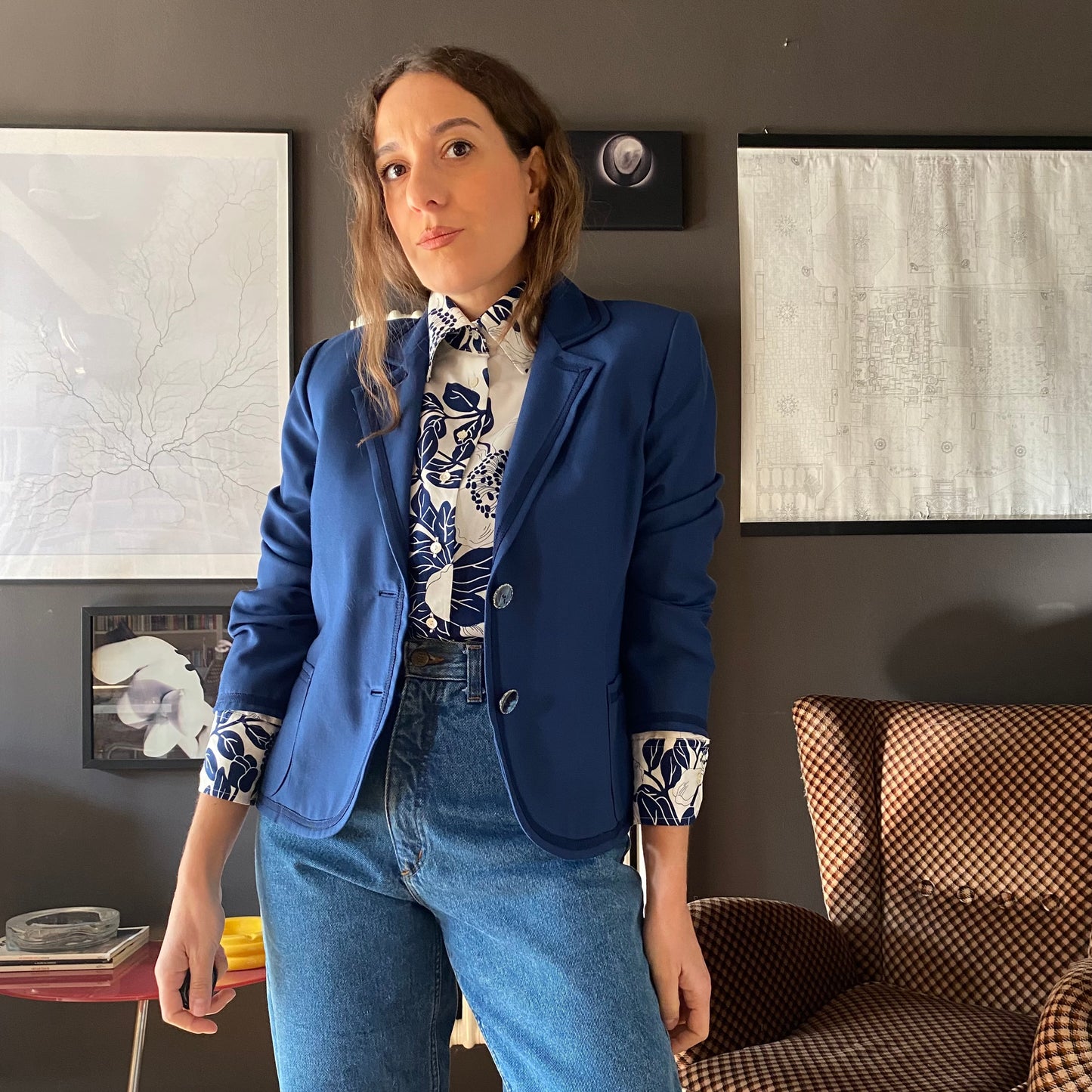 Blazer anni 60 slim fit vintage