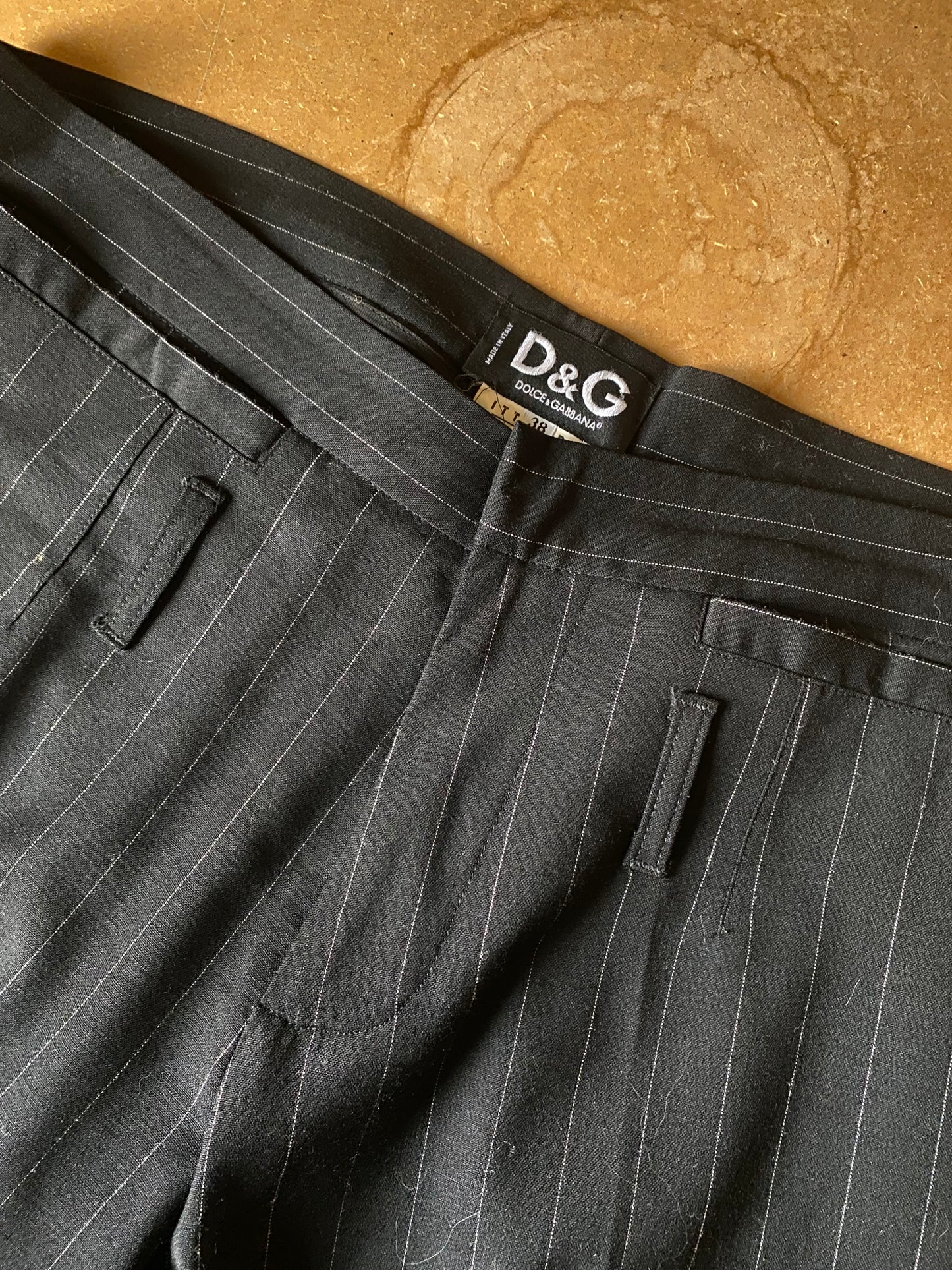 Pantaloni gessati D&G
