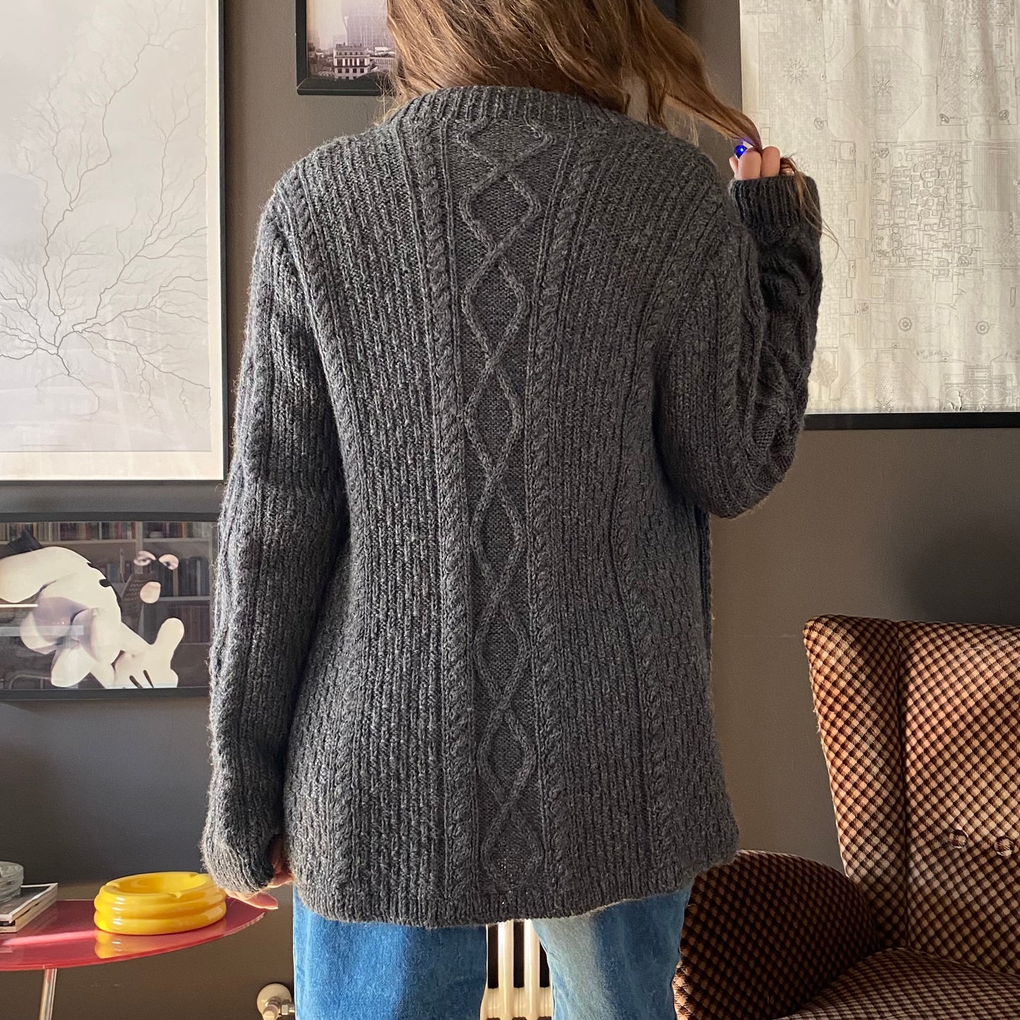 Cardigan trecce
