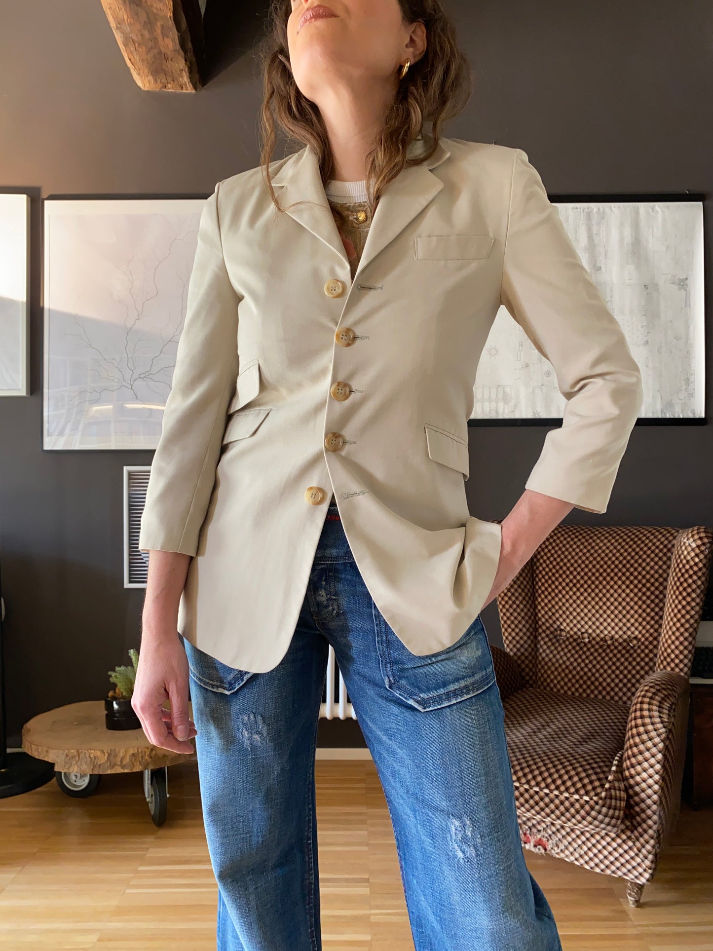 Blazer slim fit anni 90