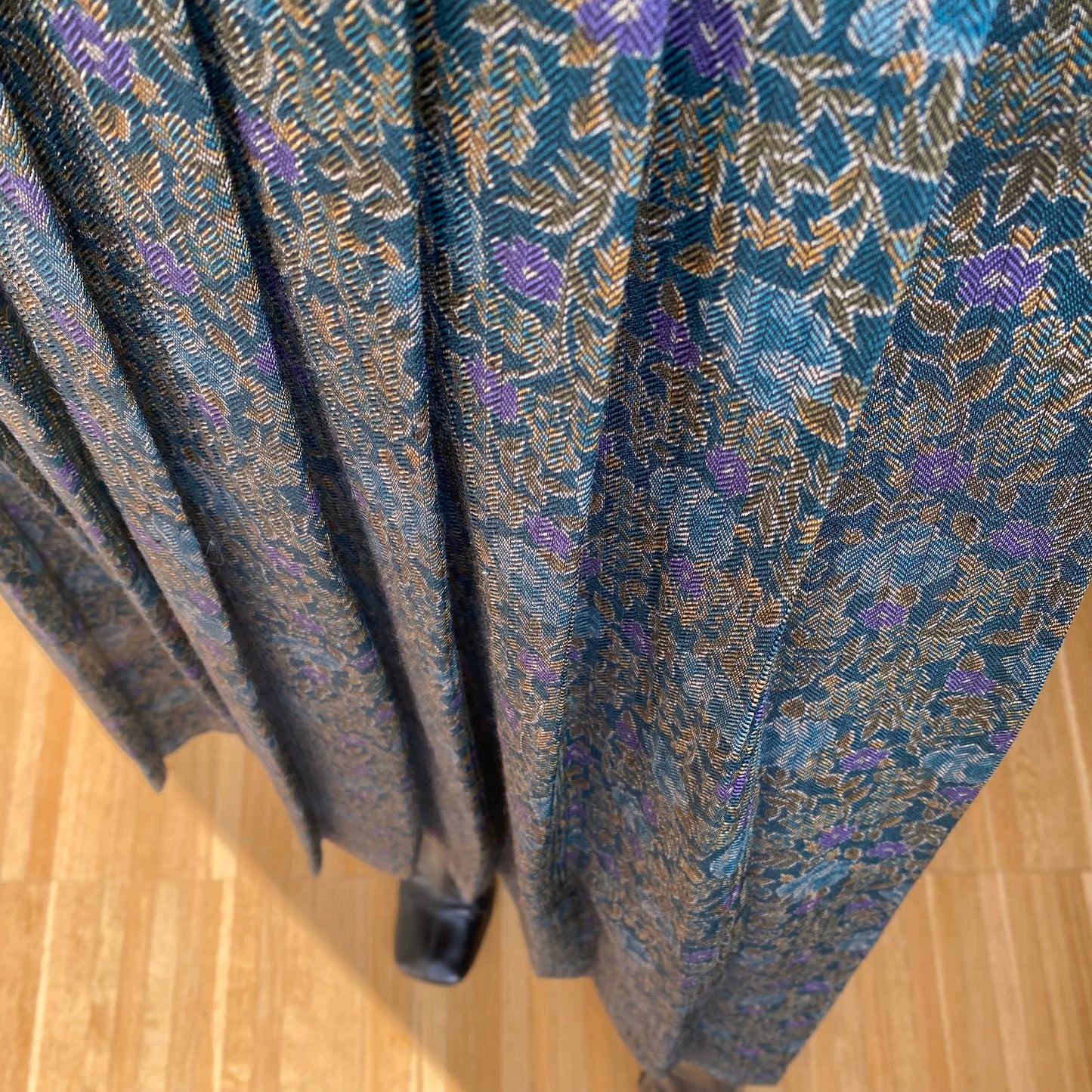 Gonna a pieghe paisley